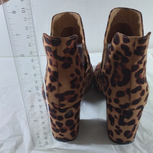 Unbranded leopard print Ankle boots Sz 9 Boho Festival Classic Western Animal Pr - Picture 6 of 14
